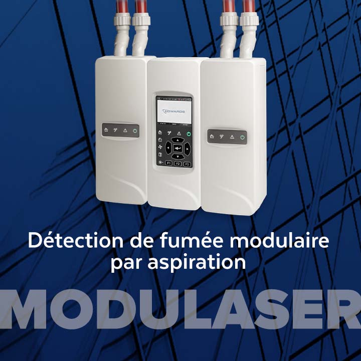 Edwards ModuLaser : Détection de fumée modulaire par aspiration