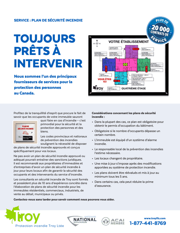 Plans de sécurité incendie