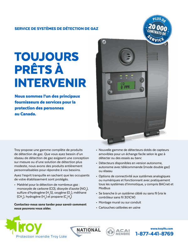 Détection de gaz