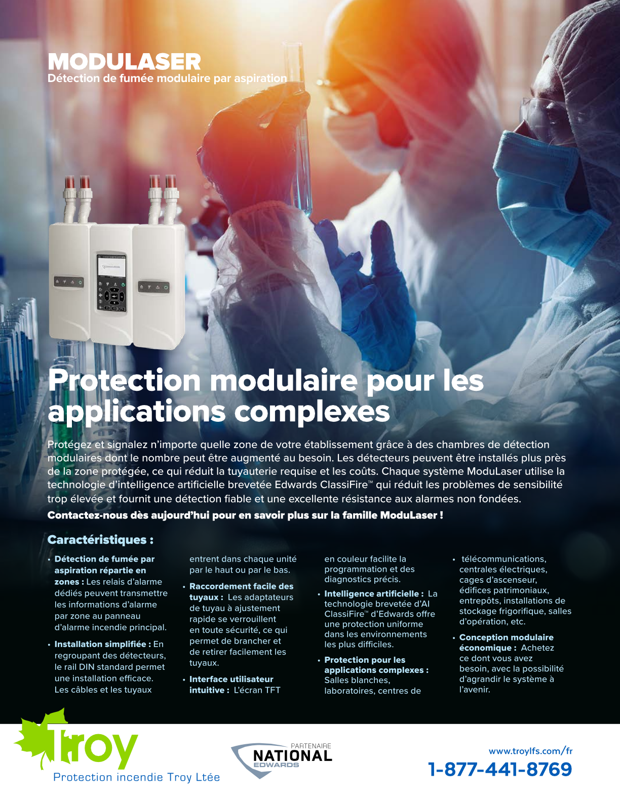 Dépliant sur Edwards ModuLaser